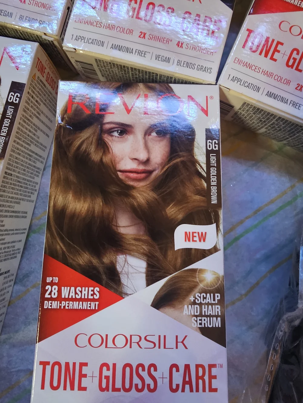 Revlon Colorsilk Tone Gloss Care Hair Color - Medium Brown (lot)